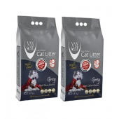 Vancat Aktif Karbon Kokusuz Kedi Kumu 10 Lt x 2 Adet - 1