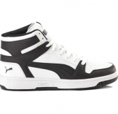 PUMA REBOUND ERKEK SİYAH BEYAZ AYAKKABI 369573 13  E-45 - 1