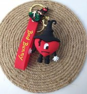 Anahtarlık Anime Bad Bunny Kötü Bunny Silikon Anahtarlık Çanta Süsü Oyuncak Aksesuar Araba Süsü 14487 - 1