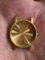 Eterna 23.7 mm Deri Kordon 14K Altın Kadın Kol Saati 2.El - 15