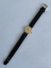 Eterna 23.7 mm Deri Kordon 14K Altın Kadın Kol Saati 2.El - 19