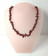 Kolye Kırık Kahverengi Yıldız Doğal Taş Kolye Gerdanlık Çakra Enerji Takı thumbnail 1