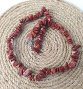 Kolye Kırık Kahverengi Yıldız Doğal Taş Kolye Gerdanlık Çakra Enerji Takı thumbnail 2