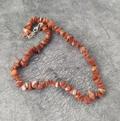 Kolye Kırık Kahverengi Yıldız Doğal Taş Kolye Gerdanlık Çakra Enerji Takı thumbnail 4