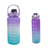 Matara 2 ve 1 Litre 2'Li Suluk Tritan Bpa İçermez Suluk Mor - 1