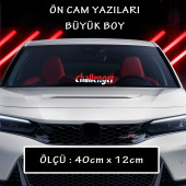challenger ön arka cam yazısı - araba motosikler atv kamyon kamyonet cam uyumlu sticker etiket - 1