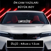 modifiye ön cam yazısı - araba motosikler atv kamyon kamyonet cam uyumlu - 1