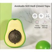 Kedi Nanesi Avokado Catnip Avokado Kedi Otu Topu Avokado Kedi Oyuncağı 1 Adet - 4