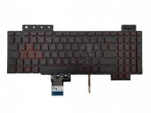 Asus FX504G-78050 Notebook Klavyesi - Siyah - TR - Işıklı - 1