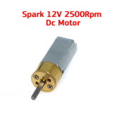 Spark 12V 2500Rpm Dc Motor - Çizgi İzleyen Robot Motoru thumbnail 2