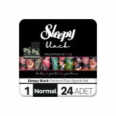 Sleepy Black Natural Ped Super Eco Normal 24'Lü - 1