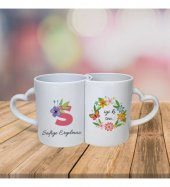 Kişiye Özel Anneler Günü Baskılı Çift Kupa HK2655 thumbnail 1