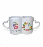 Kişiye Özel Anneler Günü Baskılı Çift Kupa HK2655 thumbnail 2