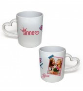 Kişiye Özel Anneler Günü Fotoğraf Baskılı Kalp Kulplu Kupa Bardak HK2652 thumbnail 2