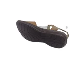 Zerhan 321 Kadın Taba Hakiki Deri Cırtlı Yumuşak Taban Comfort Sandalet Ayakkabı - 4