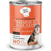 Chefs Choice Pate Salmon&rice Somon Pirinçli Köpek Yas Mamasi 400 gr - 1