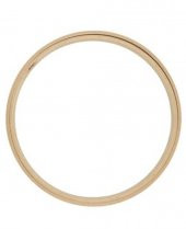 Nurge 8 mm No 5 Ahşap Düz Nakış Kasnak 22 cm Vidasız Kanaviçe Etamin Kasnağı - 3