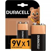 Duracell Dikdörtgen Pil 9V Alkalin Tekli 9V - 1