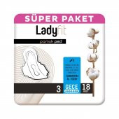 LadyFit Pamuklu Super Gece 18Li - 1