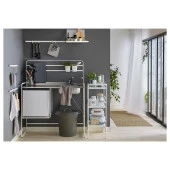 IKEA Sunnersta Askılı Raf Düzenleyici Kutu - 12x11 cm - Beyaz - 3