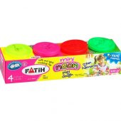 Fatih Oyun Hamuru Mini 4 Renk Neon 50610 - 1