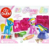 Bu-Bu Oyun Hamuru 3D Pony Set (L) BUBU-OH0023 - 2