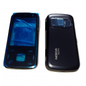 Nokia N86 Full Kasa Kapak Tuş Takımı Nokia N86 Uyumlu Siyah Renk Orta Kasa Ön Kapak Arka Kapak - 1
