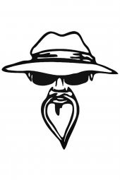 Lowrider Mexican Auto Sticker Oto 20 Cm - 1