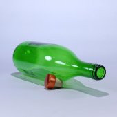 Zeytinyağı Şişesi Yağdanlık Sosluk Sirkelik 750 ml Açık Yeşil - 1