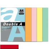 Double A Renkli Kağıt 100 LÜ A4 80 GR Kırmızı - 1