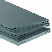 6 Katlı Paslanmaz Krom Raf - Inox Soğuk Oda Rafı, Buzhane Rafı  31x93 cm 200 cm 1.00 mm - 1