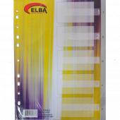 Bafix Seperatör 1-5 Rakamlı Plastik A4 - 1