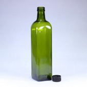 Zeytinyağı Şişesi Yağdanlık Sosluk Sirkelik 750 ml Koyu Yeşil Marasca - 2