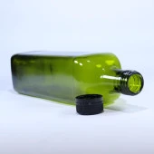 Zeytinyağı Şişesi Yağdanlık Sosluk Sirkelik 750 ml Koyu Yeşil Marasca - 1