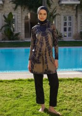 Mayovera Batik Yeşil Tek Üst Mayo - 4