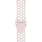 Apple Watch 42-44mm Silikon Kayış - Pudra/Beyaz thumbnail 1