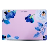 Macbook Pro Kılıf 13 inç M1 Yapıştırma Sticker Koruyucu Kaplama Laptop A2338 ile Uyumlu Flower03 - 9