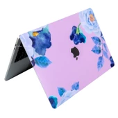 Macbook Pro Kılıf 13 inç M1 Yapıştırma Sticker Koruyucu Kaplama Laptop A2338 ile Uyumlu Flower03 - 5
