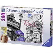 Ravensburger 300 Parçalı Yapboz Paris Puzzle - 1