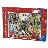 Ravensburger 500 Parçalı Yapboz Disney Yılbaşı Treni Disneyland Christmas Train Puzzle - 1