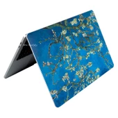 Macbook Pro Kılıf 13inç M1-M2 Laptop Kaplama Sticker Koruyucu A2338 ile Uyumlu Flower03NL - 4