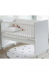 Babywhen BW1060 Pratik Sallanır Tekerlekli Anne Yanı Beşik 60x120 cm - 3