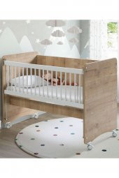 Babywhen BW10601 Pratik Sallanır Tekerlekli Anne Yanı Beşik 60x120 cm - 2