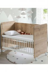 Babywhen BW10601 Pratik Sallanır Tekerlekli Anne Yanı Beşik 60x120 cm - 3