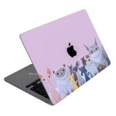 Macbook Pro Kılıf 13inç M1-M2 Sticker Kaplama Laptop Koruyucu A2338 ile Uyumlu Animal03 - 1