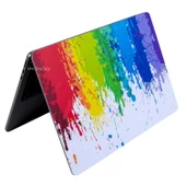 Macbook Pro Kılıf 13inç M1-M2 Laptop Koruyucu Kaplama Sticker A2338 ile Uyumlu Paint01NL - 3