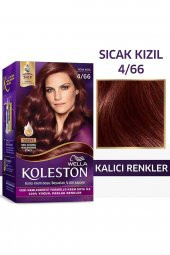 Koleston Kit Saç Boyası-4/66 Sıcak Kızıl - 1