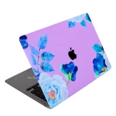 Macbook Air Kılıf Koruyucu Sticker Laptop Kaplama (TouchID'li) A2179 ile Uyumlu Flower03 - 2