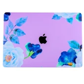 Macbook Air Kılıf Koruyucu Sticker Laptop Kaplama (TouchID'li) A2179 ile Uyumlu Flower03 - 8