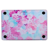 Macbook Air Kılıf Koruyucu Sticker Laptop Kaplama (TouchID'li) A2179 ile Uyumlu Flower03 - 9